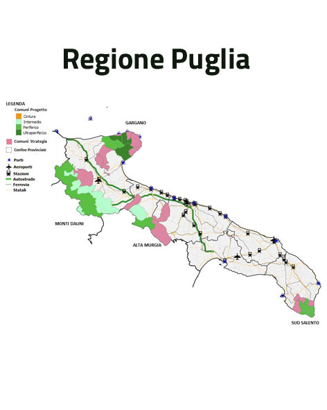 Strategie Nazionale aree interne Regione Puglia
